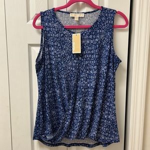 NWT Michael Kors Printed Tank Top